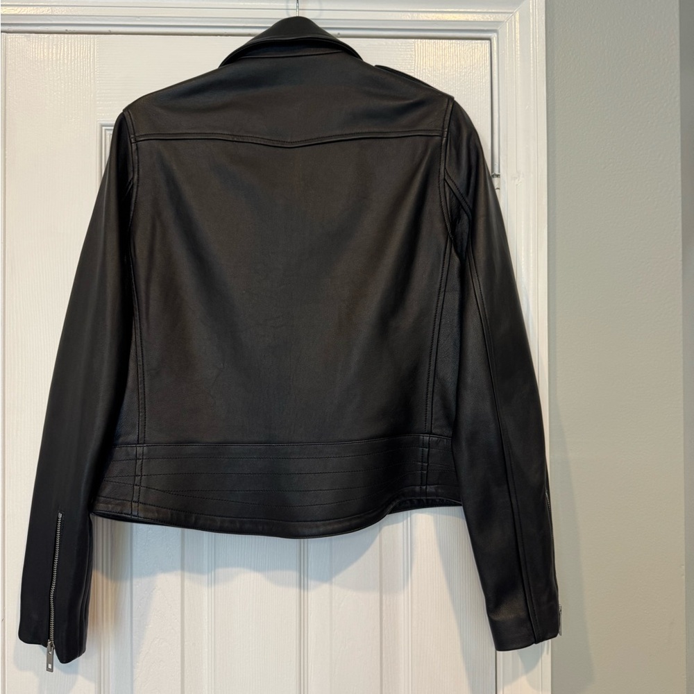 Rag & Bone Black Leather Moto Jacket - 100% leather - Picture 3 of 4
